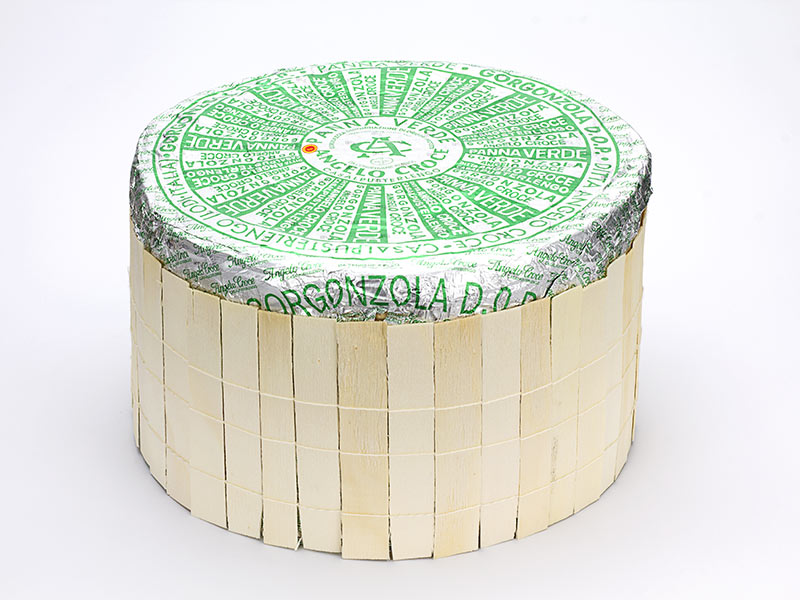 Bassadoro CaseificioAngeloCroce Gorgonzola Panna Verde formaggio pasta molle grasso dolce incartato 4