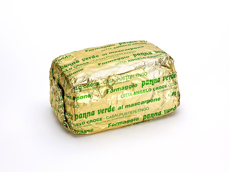Bassadoro CaseificioAngeloCroce Panna Verde al mascarpone formaggio molle dolce incartato 4